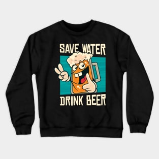 Getting Drunk Beer Crewneck Sweatshirt